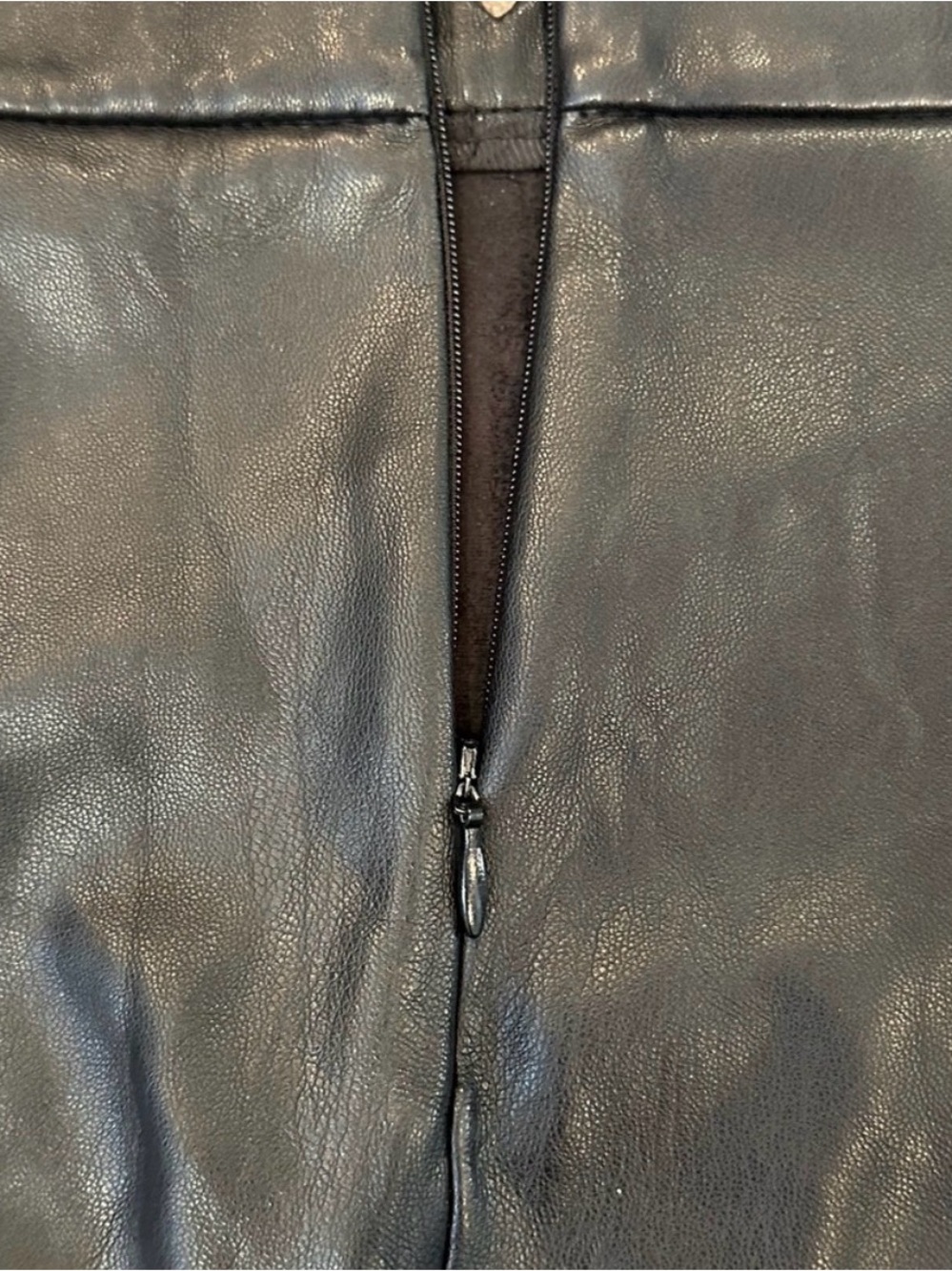 Zara Faux Leather Midi Skirt Sz. Small - Picture 7 of 8
